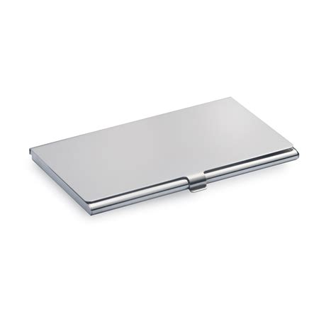 silver business card holder.